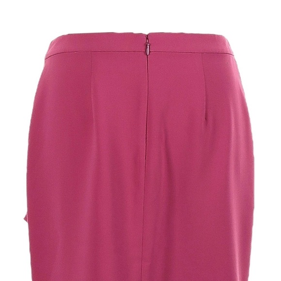 Ann Taylor Factory Ruffle Peplum Pink Flowy Midi Skirt Size 6 NWT - Picture 5 of 10
